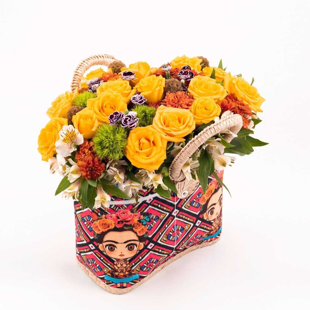 Bolso de rosas "Frida"