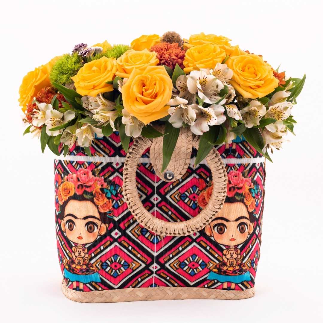 Bolso de rosas "Frida"