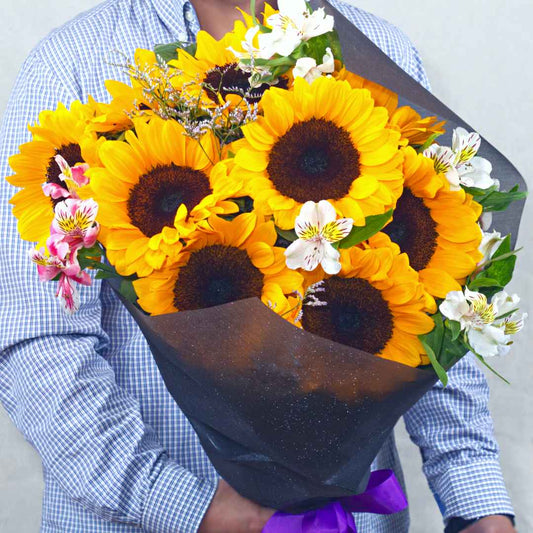 Bouquet de girasoles "Vincent"
