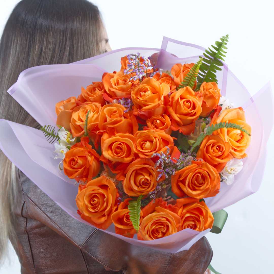 Bouquet "Constance" de rosas confident