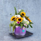 Caja con girasoles mini "Vincent"