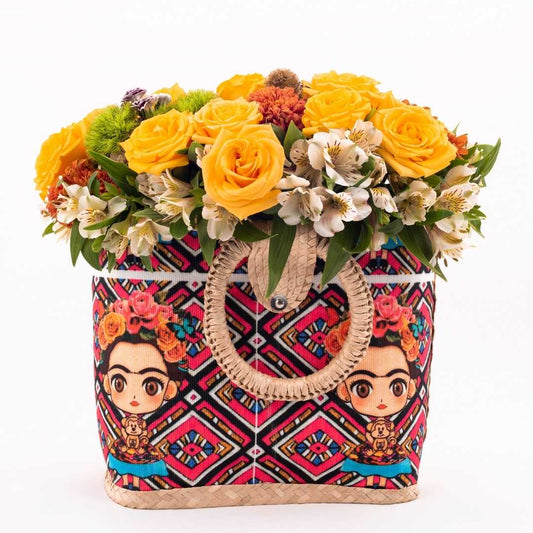 Bolso de rosas "Frida"
